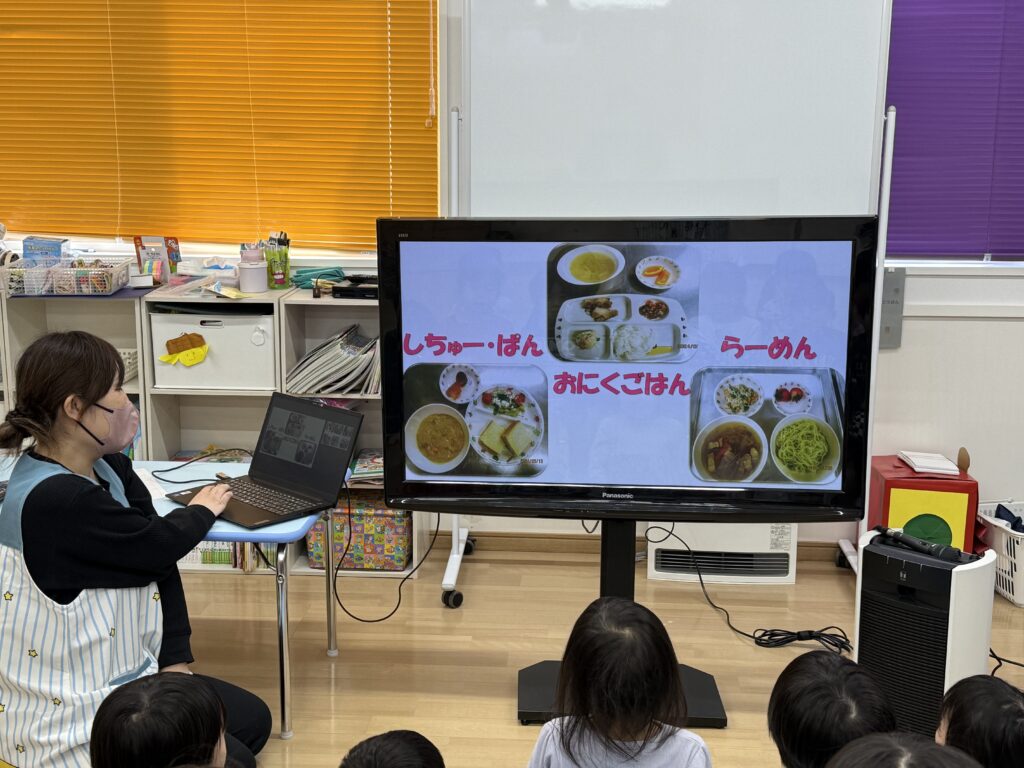 春の食育デーの様子